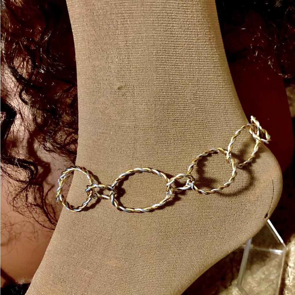 Chain link anklet
